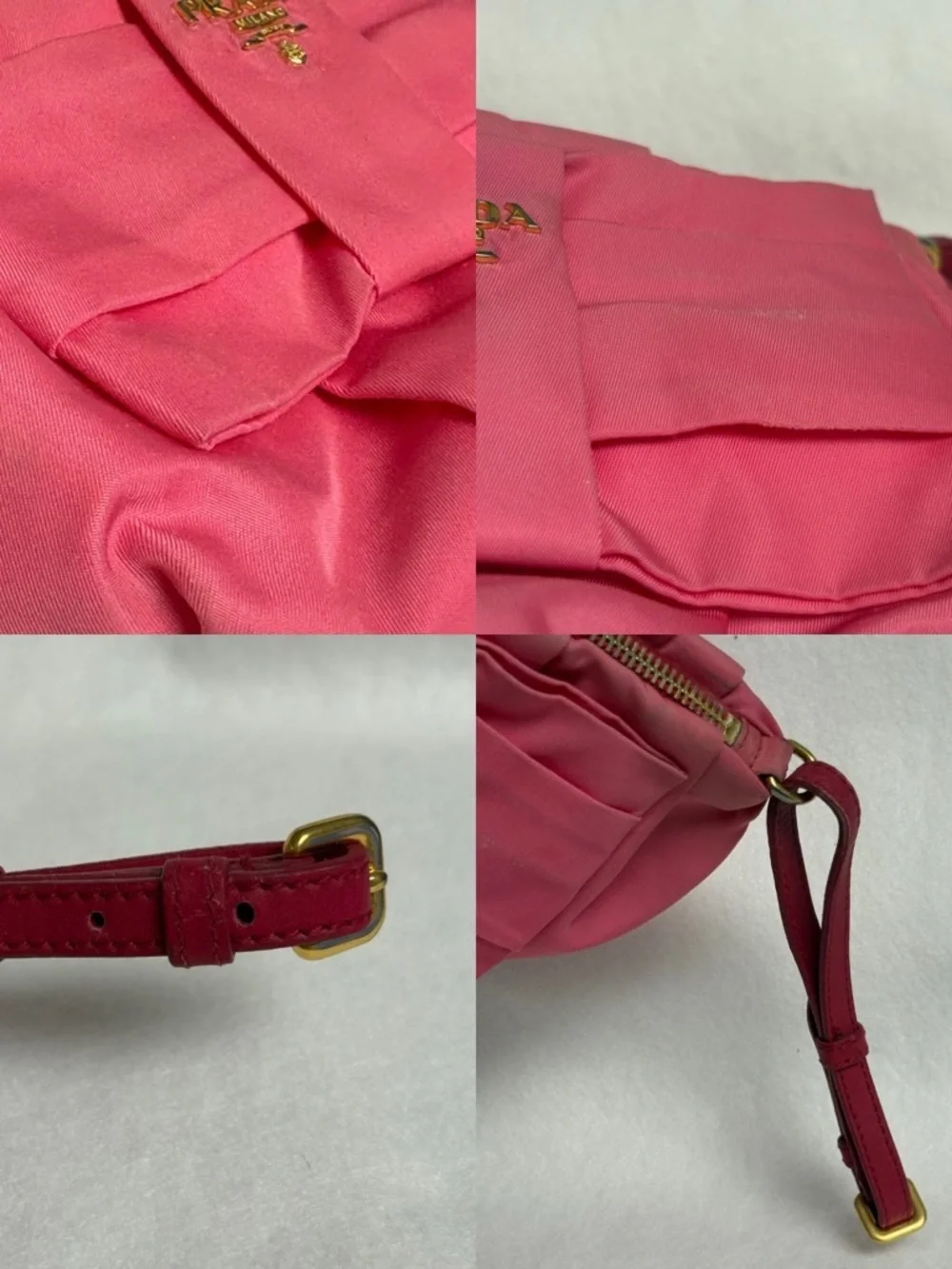 Prada pink nylon